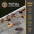 thumbnail image 3 of Total Gutter Guard Stainless Steel Micro-Mesh Gutter Guard Kit. Fits 6 IN. or 7 IN. gutters, 3 of 9