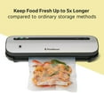 thumbnail image 2 of FoodSaver Space-Saving Vacuum Sealer with Bags and Roll, 2 of 6