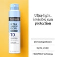 thumbnail image 3 of Neutrogena Ultra Sheer Body Mist Sunscreen Spray, SPF 70, 5 oz., 3 pk., 3 of 8