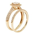 thumbnail image 2 of 1.00 CT. T.W. Princess Diamond Halo Bridal Set in 14K Gold, 2 of 5