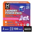 thumbnail interactive-video image 1 of Member's Mark Laundry Detergent Power Pacs, Blooming Breeze, 130 ct., 1 of 8
