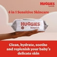 thumbnail image 3 of Huggies Nourish Baby Wipes, Cocoa & Shea Butter, 10 pk., 640 Wipes, 3 of 11