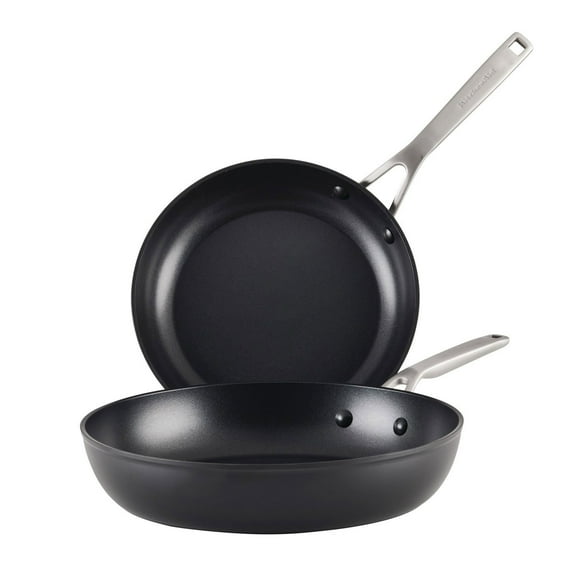 KitchenAid 2-Piece Hard-Anodized Induction Nonstick Fry Pan Set