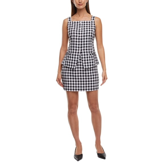 Express Women's Linen Blend Button-Up Tank Top