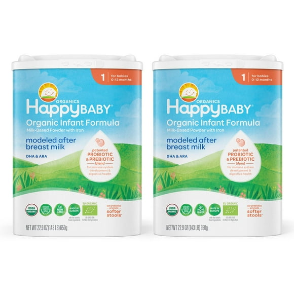 Happy Baby Organics, S1 Pro & Prebiotic, Infant Formula, 22.9 oz., 2 pk.