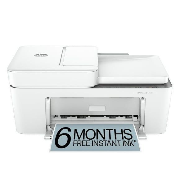 HP DeskJet 4258e Wireless All-in-One Inkjet Printer, 6 Months Instant Ink with HP+