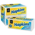 thumbnail interactive-video image 1 of Member's Mark Everyday 1-Ply White Napkins 4 pks., 300 napkins/pk., 1 of 7