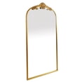thumbnail image 5 of Azalea Park 36" x 72" Antique Gold Filigree Style Metal Leaner Floor Mirror, 5 of 7