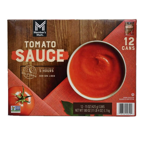 Member's Mark Tomato Sauce, 15 oz., 12 ct.
