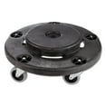 thumbnail image 1 of Rubbermaid Commercial Brute Round Twist On/Off Trash Can Dolly, 250 lb. capacity (Black), 1 of 4