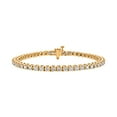 thumbnail image 2 of Round Cut Diamond Tennis Bracelet in 14K Gold, 2 of 7