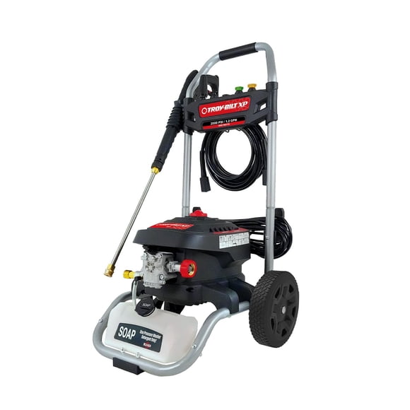 Troy-Bilt 2000 PSI 1.2 GPM Electric Pressure Washer with Turbo Nozzle and Hose