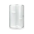 thumbnail image 1 of Breeze 36” x 36” x 77” Corner Shower Kit with Clear Glass, Walls, Base and Hardware, 1 of 20