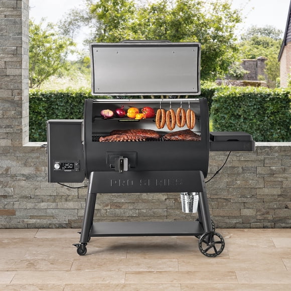 Member's Mark Pro Series 36" Pellet Smoker w/ Induction Burner, Smoke Tray, and Cover