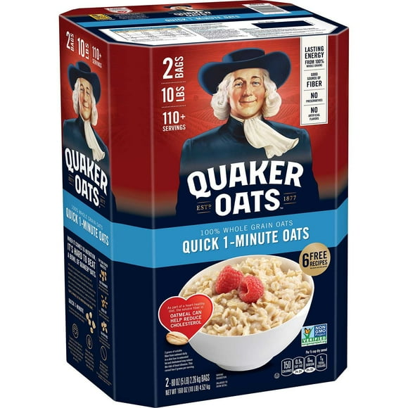 Quaker Quick 1-Minute Oats, 160 oz.