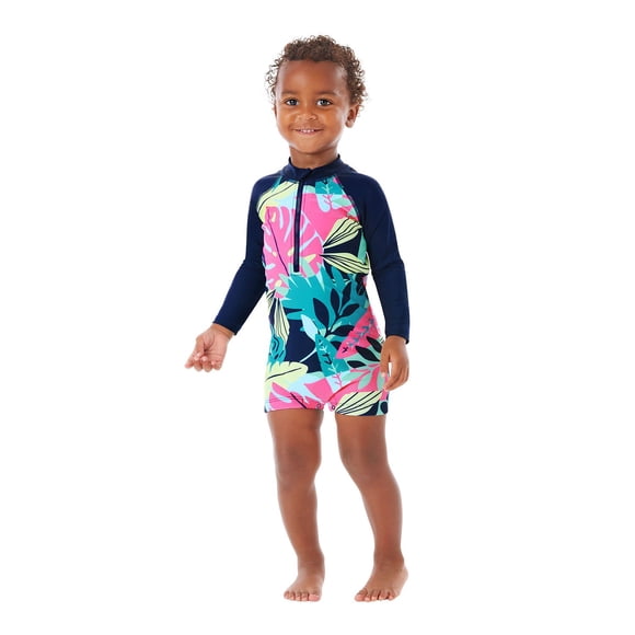 Member's Mark Baby Boys Rashguard One-Piece Swimsuit