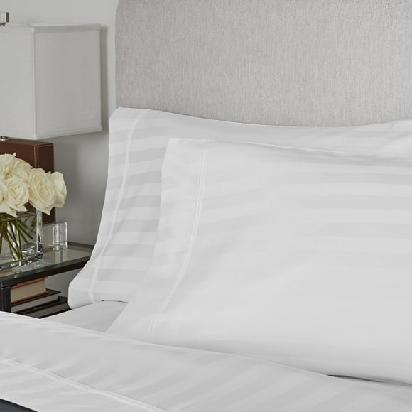 Member's Mark 2-Pack 700-Thread-Count Egyptian Cotton Striped Pillowcases, Assorted Sizes