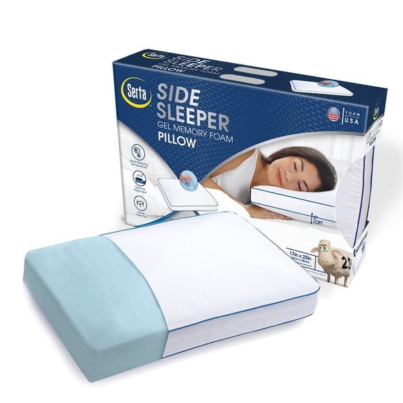 Serta Side Sleeper Pillow with Cooling Gel Memory Foam