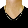 thumbnail image 4 of Diamond Cut Franco Chain Necklace in 14K Gold, 4 of 7
