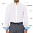 thumbnail image 4 of Nick Graham Men's Modern Fit Traveler Dress Shirt, 4 of 7