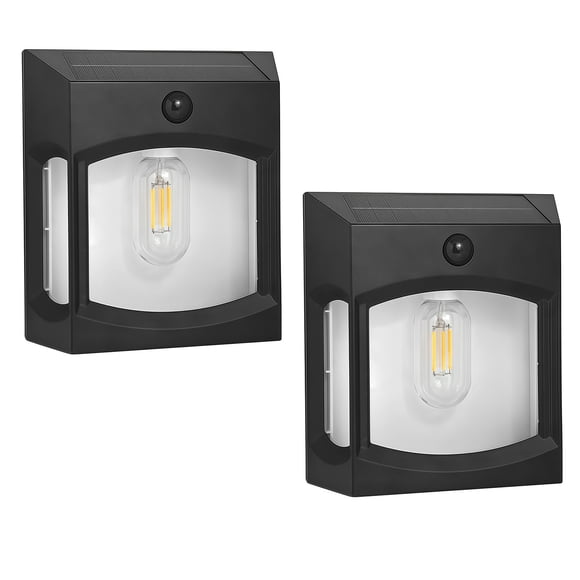 Westinghouse 600 Lumen Solar Motion Activated Linkable Wall Light, 2pk