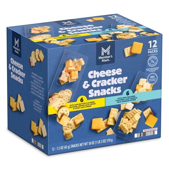 Member's Mark Cheese and Cracker Snacks, 12 pk.