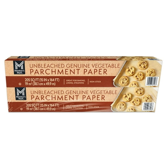 Member's Mark Unbleached Parchment Paper, 205 sq. ft., 2 pk.