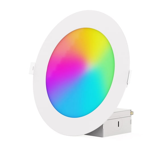 4in & 6 In Wi-Fi Smart Slim Recessed LED Light 12W 1100LM 12 Pack