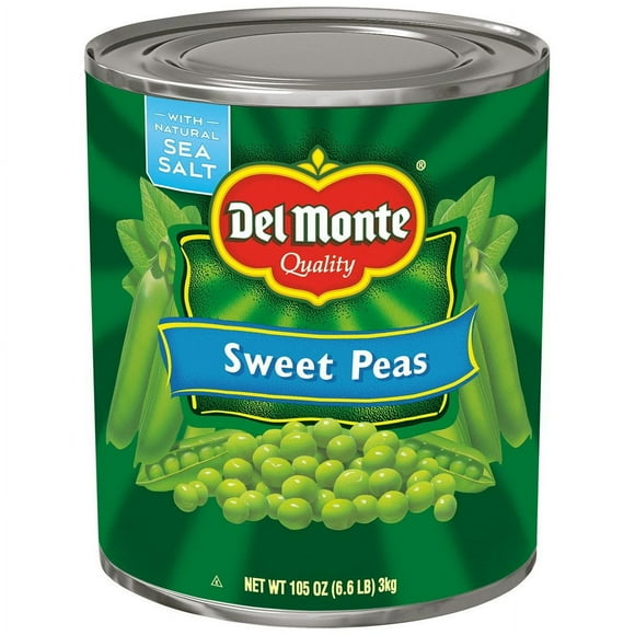 Del Monte Sweet Peas, 105 oz.