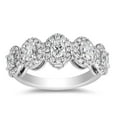 thumbnail image 1 of 1.50 CT. T.W. 5-Stone Diamond Halo Band, 1 of 5