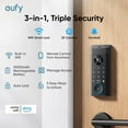 thumbnail image 2 of eufy E330 Wireless Smart Lock with Chime and Integrated 2K Video Doorbell, 2 of 9
