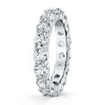 thumbnail image 2 of Lab Created White Sapphire Eternity Band in 14K Gold, 2 of 12