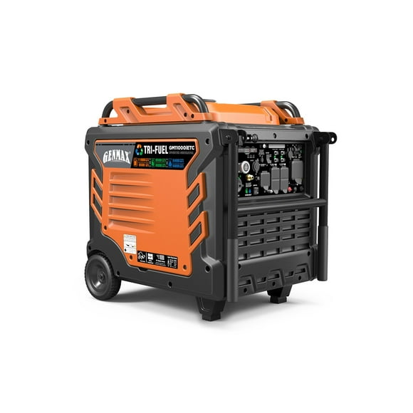 11000/8500-Watt Genmax Tri Fuel Portable Inverter With Co Sensor + Remote Electric Start / Folding Handle