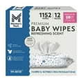 thumbnail image 1 of Member's Mark Premium Baby Wipes, Refreshing Clean Scent, 12 pk., 1152 Wipes, 1 of 14