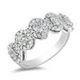 thumbnail image 2 of 1.50 CT. T.W. 5-Stone Diamond Halo Band, 2 of 5