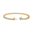 thumbnail image 3 of Round Cut Diamond Tennis Bracelet in 14K Gold, 3 of 9