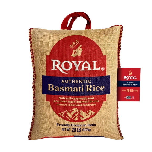 Royal Basmati Rice, 20 lbs.
