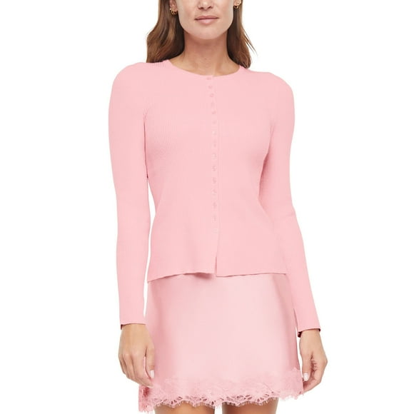 Express Women's Ribbed Button-Up Sweater