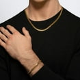 thumbnail image 5 of Miami Cuban Chain Necklace in 14K Gold, 5 of 5