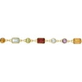 thumbnail image 3 of Multi-Gemstone Station Necklace in 14K Gold, 3 of 5