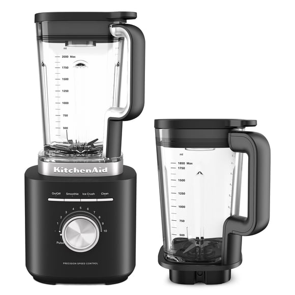KitchenAid Pure Power Blender w/Glass Jar and Plastic Jar