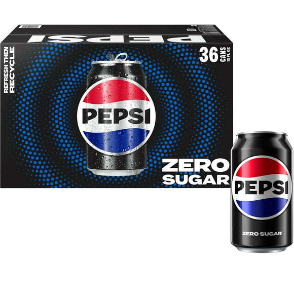Pepsi Zero Sugar, 12 fl. oz., 36 pk.