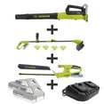 thumbnail image 2 of Sun Joe 24V Cordless 3-Tool Garden Combo Kit: Hedger, Trimmer & Leaf Blower, 2 of 8
