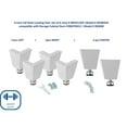 thumbnail image 2 of Seville Classics UltraHD 6" Tall Leveling Feet with Rubber Base, Set of 4 or 6, 2 of 4