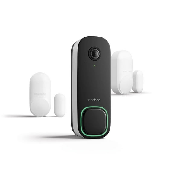 ecobee Wired Smart Doorbell and Smart Sensors
