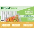 thumbnail image 2 of FoodSaver Vacuum Seal Variety Pack – 2 Rolls (8"x20"), 4 Rolls (11"x16"), 6 One-Gallon Bags, 2 of 7