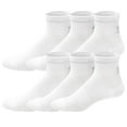 thumbnail image 1 of Under Armour 6-Pack Cotton Quarter Sock, 1 of 4