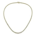 thumbnail image 2 of Diamond Riviera Necklace in 14K Gold, 2 of 5