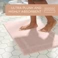 thumbnail image 5 of Town & Country Everyday Ultra Plush Solid Tufted Border Bath Mat 20"x32", 5 of 10