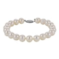 thumbnail image 1 of White Cultured Freshwater Pearl Strand Bracelet in 14K Gold, 1 of 4